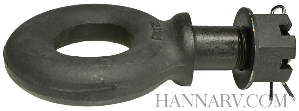 SAF Holland 1250-3 Tow Ring Draw Bar with Shank - 2-1/2 Inch Eye 15000 Pound Capacity